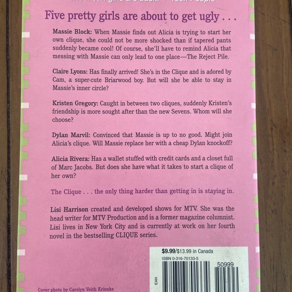 Set of 3 books of a clique novel by Lisi Harrison - Picture 7 of 7